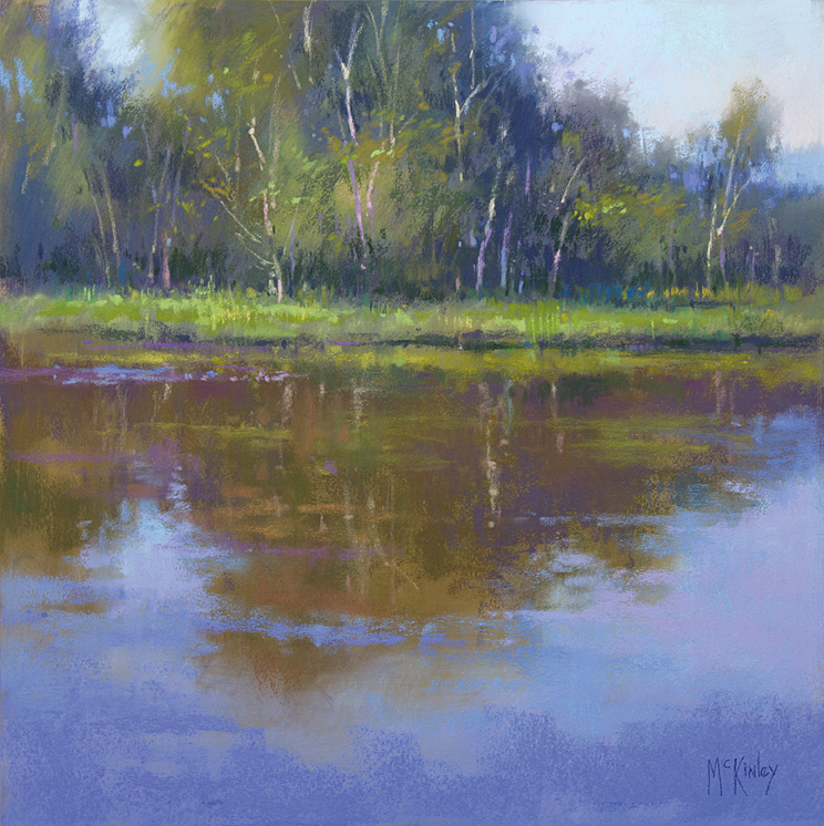 McKinley-Evening_Reflection_12x12-plein-air-pastel