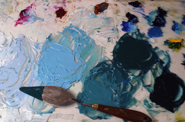 How to use a palette knife for oil painting | Deborah Quinn-Munson