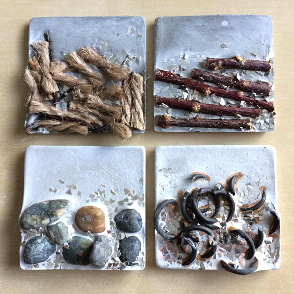 assemblage concrete tiles