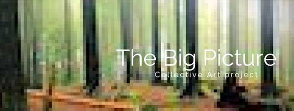 The Big Picture Art Project, Sandrine Pelissier, Babeanu, how to participate, simple drawings, artists network