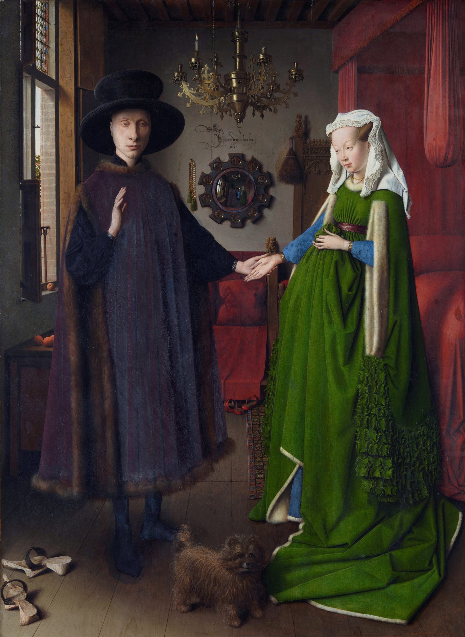 Arnolfini portrait by Jan Van Eyck