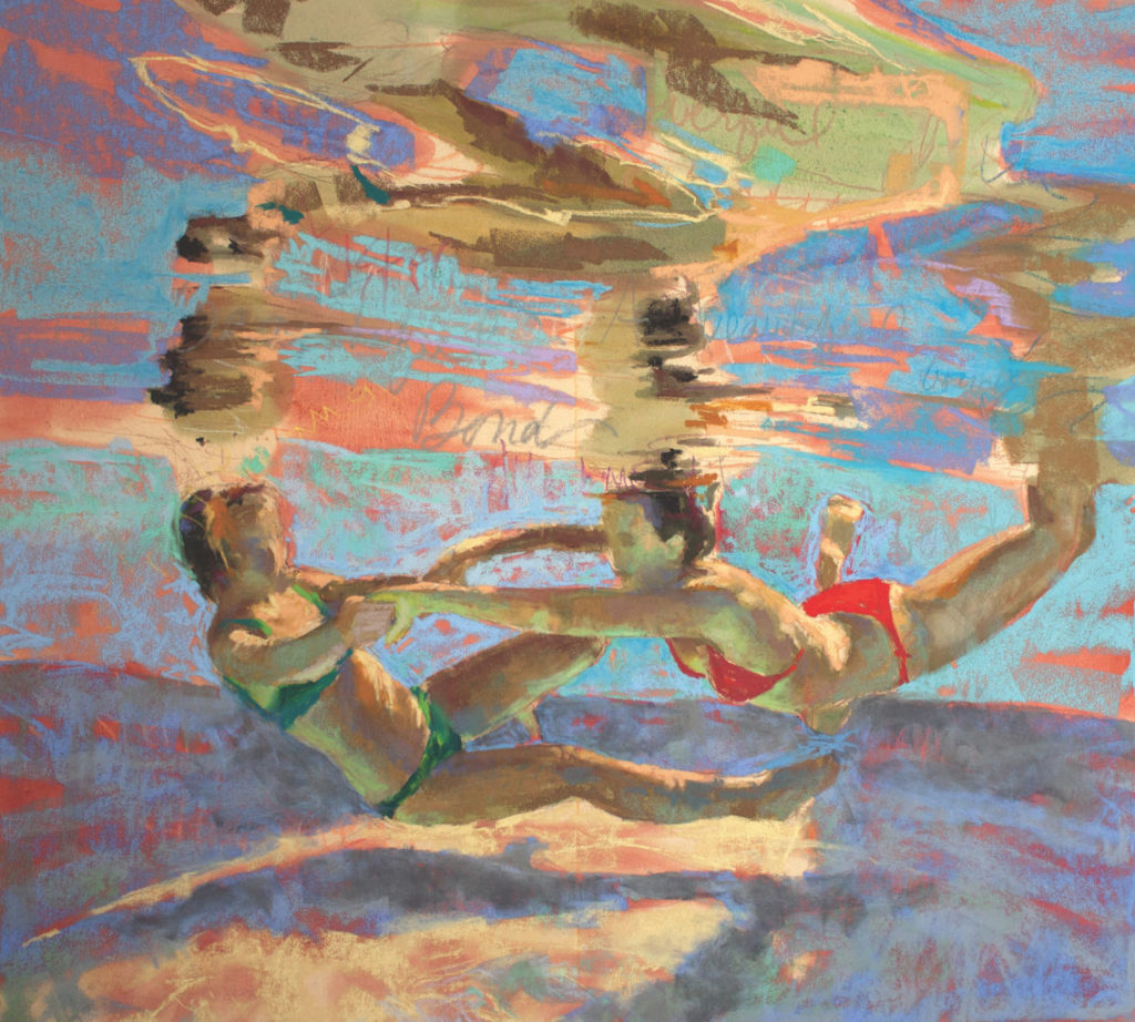 Alliance demo by Michele Poirer-Mozzone, step 4 | How to Create Colorful Underwater Scenes in Pastel | Artists Network