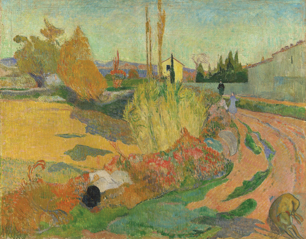 Landscape From Arles by Paul Gauguin 1888; oil on canvas