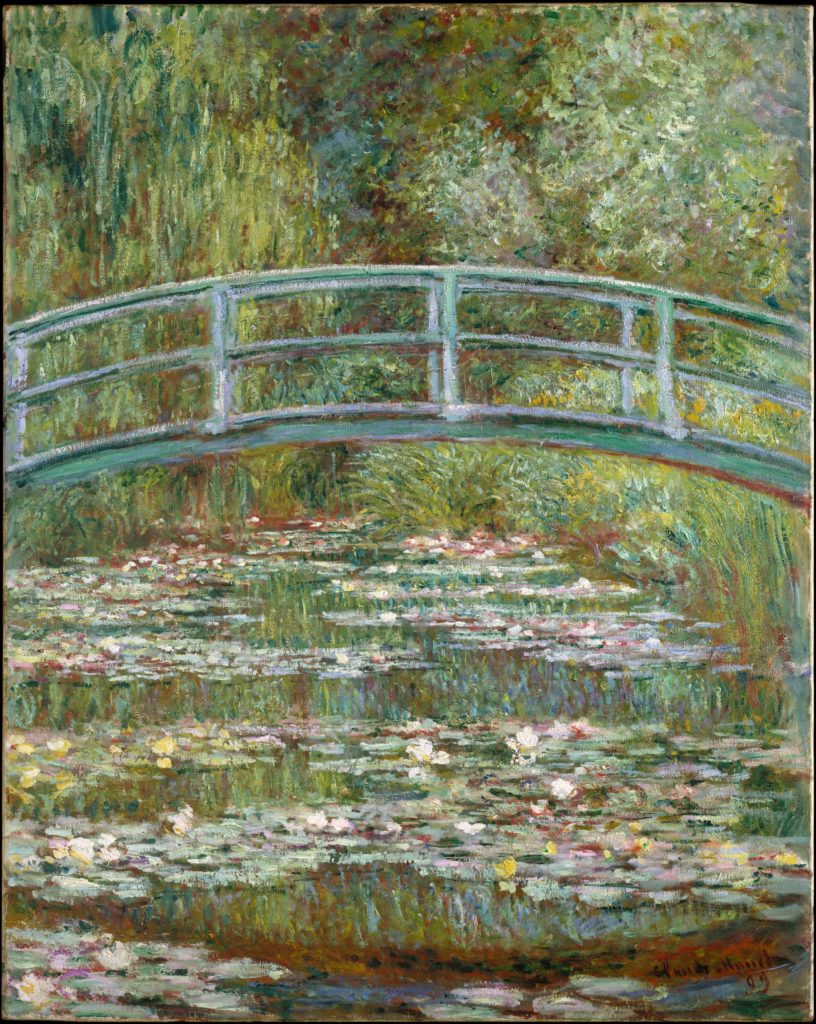 Bridge over a Pond of Water Lilies by Claude Monet, 1899