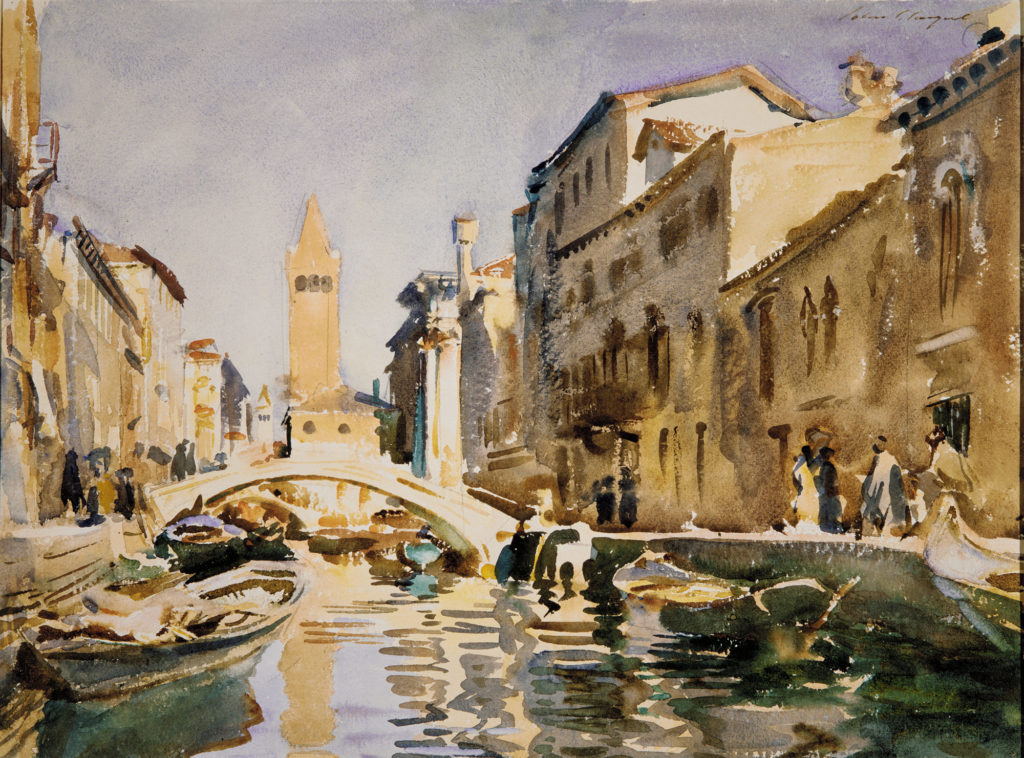 Venetian Canal by John Singer Sargent