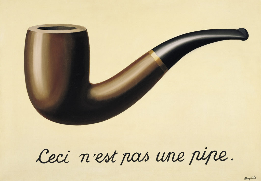 Magritte trompe l'oeil art history glossary