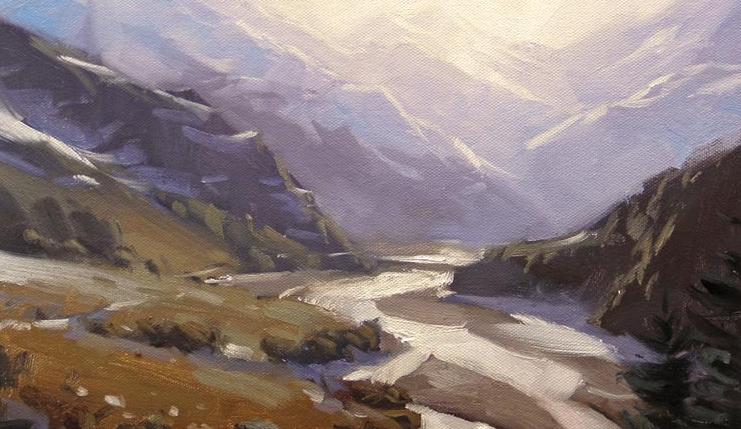 Painting Landscapes in Oil Part 3: Glowing Light