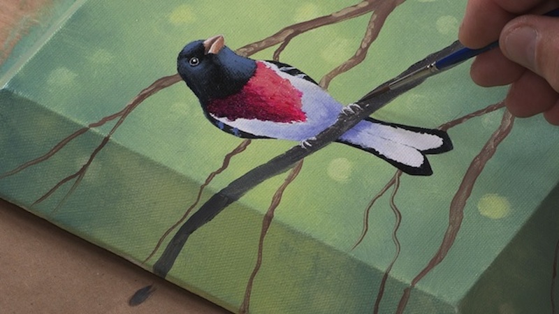 Oil Painting Basics – How to Paint a Bird