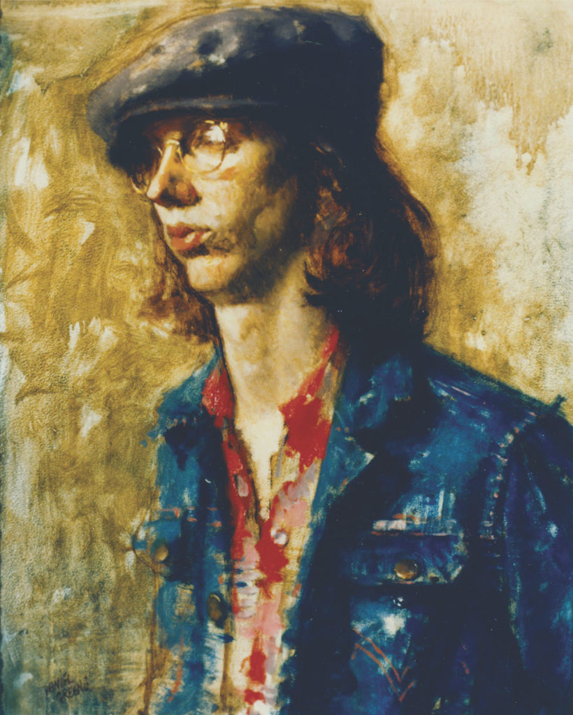 Mark with Cap by Daniel Greene | Oil Painting | Portraiture | Portraits | Artists Network